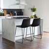 Dovelina 29" Modern PU Leather Barstool Counter Stool Set of 2 - 2 of 4