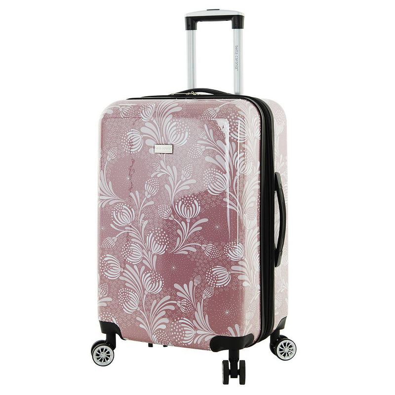 Travelers Club Bella Caronia Deluxe 7pc Hardside Checked Spinner Luggage Set, 4 of 28