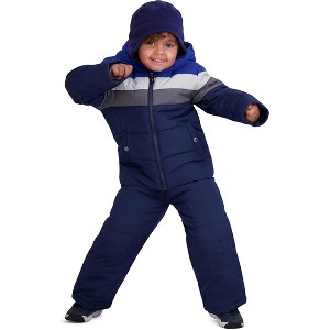 Rothschild Little/Big Boys' Heavyweight Ski Jacket and Snowbib Snowsuit Sets - 1 of 4