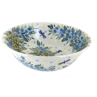 Blue Rose Polish Pottery Alyssa Large Serving Bowl