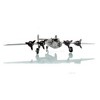 Model Plane 3.75 Inch H – 1940s U.S. Heavy Bomber – Iron Replica with Rotating Props By Old Modern Handicrafts - 3 of 4