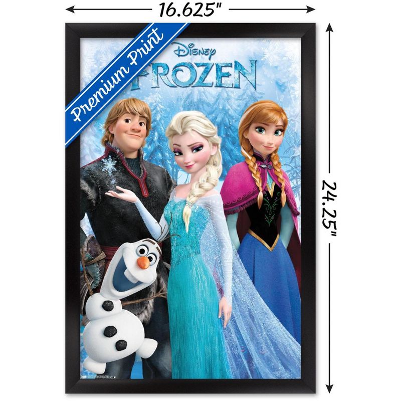 Trends International Disney Pixar Frozen - Group Framed Wall Poster Prints, 3 of 7