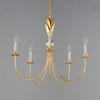 Maxim Lighting Paloma 5 - Light Chandelier in  Gold Leaf - 4 of 4