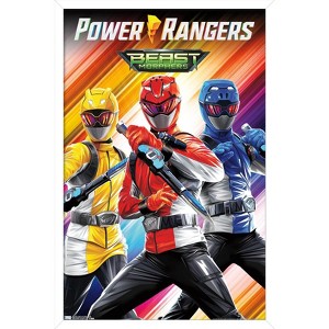 Trends International Power Rangers: Beast Morphers - Group Framed Wall Poster Prints - 1 of 4