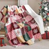 Christmas Plaid Blanket Soft Flannel Throw Blanket for Couch and Bed, Christmas Gift. - 3 of 4