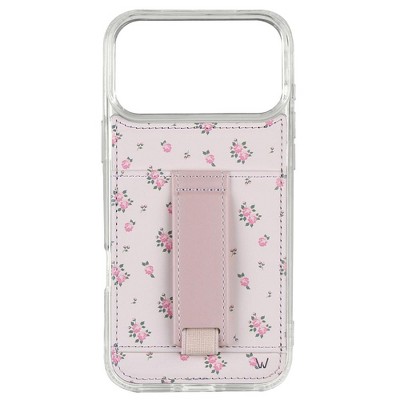 Walli Cases Wildrose Phone Case with Wallet and Finger Strap