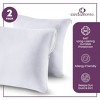 Circles Home, 100% Cotton Zippered Pillow Protector - 3 of 4