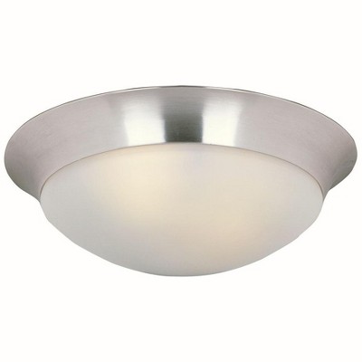 Maxim Lighting Essentials - 585x 3 - Light Flush Mount in  Satin Nickel