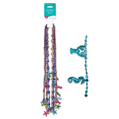 Beistle Luau Beads, 32", (18/Pkg) Multicolored