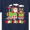 Boys' - Instant Message - Who Tooted Christmas Train Christmas Short Sleeve Graphic T-Shirt - 2 of 4