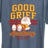 Women's - Peanuts - Good Grief Academy Short Sleeve Graphic T-Shirt - 2 of 4