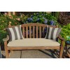Casual Cushion Sunbrella Fabric 1-Piece Indoor/Outdoor Bench Cushion, 48"W x 18"L - 2 of 4