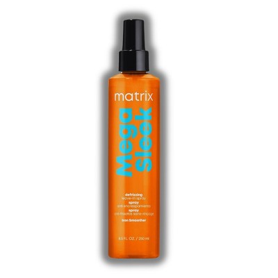 Matrix Total Results Mega Sleek Iron Smoother | Heat Protectant, Lasting Smoothness, & Anti-Frizz, For All Hair Types - (8.5 oz)