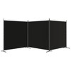 vidaXL 3-Panel Room Divider Black 206.7"x70.9" Fabric - 4 of 4