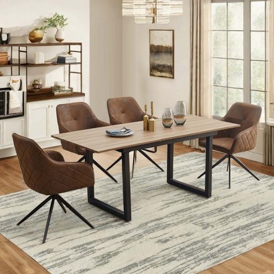 NicBex Modern Extendable Coffee Table with Metal Legs for Living Room and Bedroom