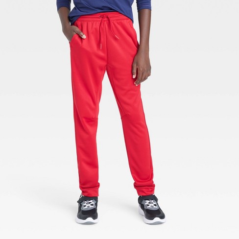 Boys red best sale nike pants