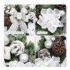 24 Inch Christmas Wreath - Outdoor Wreath, 8 Function Holiday Decoration, Festive Christmas Decor - 4 of 4