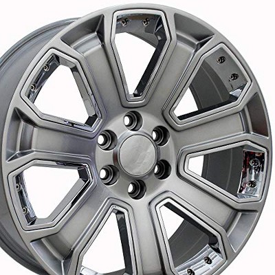OE Wheels LLC CV93-20085-6550-31HB-ic Hyper Black Wheel Painted (20 x 8.5 inches /6 x 139 mm, 31 mm Offset)