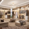 Besiost Heavy-duty Garment Rack Closet Organizer with Tower Shelving - 3 of 4