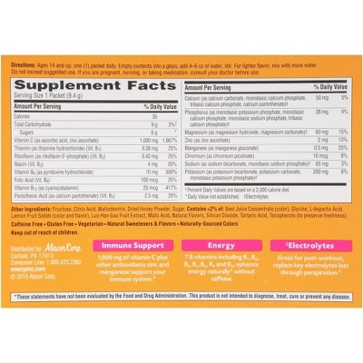 Emergen-C Vitamin C Drink Mix - Pink Lemonade - 0.33oz/30pk