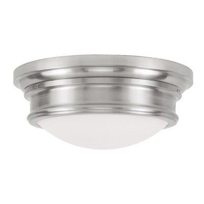 Livex Lighting Astor 3 - Light Flush Mount in  Brushed Nickel