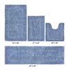 Lux Premium 100% Cotton Tufted Solid Reversible 4 Piece Bath Rug Set – Ultra-Soft, Water-Absorbent, Durable, Machine Washable Bathroom Rug - 2 of 4