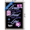 Trends International Bratz: Girls Nite Out - Front Of The Line Framed Wall Poster Prints - 3 of 4