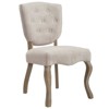 Array Vintage French Upholstered Dining Side Chair Beige - Modway - 2 of 4