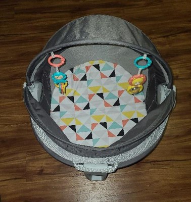 Fisher-Price On-the-Go Baby Dome Portable Bassinet & Play Space with 2  Toys, Multicolor 