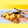 Dura Culina® Artistic Edge 3-Piece Printed Kitchen Knife Set with Blade Guards - Marble - 4 of 4