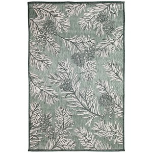 Liora Manne Malibu  Indoor/Outdoor Rug  Green.. - 1 of 4