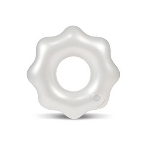 MINNIDIP Exclusive Resort Collection Scalloped Ring Float with Cup Holder Inner Tube - 1 of 4