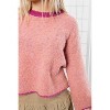 Women's Boucle Cozy Sweater - Hem & Thread - 3 of 4
