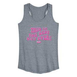 Women's - Barbie - Best Day Ever Graphic Racerback Tank - 1 of 4