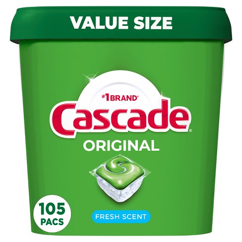 Cascade Complete Dishwasher Pods, Actionpacs Dishwasher Detergent, Lemon  Scent, 78 Count Lemon 78 Count (Pack of 1)