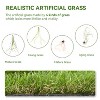 Dexmalle 7 FT x 15 FT,1.38 Inch Fake Grass Turf Rug with Drain Holes,Patio/Indoor - 3 of 4