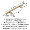 Amerock Cyprus Cabinet or Drawer Pull - 2 of 3
