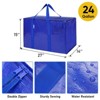 6-Pack/2-Pack Extra Large Heavy Duty Moving Bags with Zippers & Handles Storage Tote-HOMLUX - 4 of 4