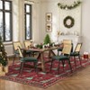 Washable Christmas Rug Xmas Tree Floor Mats with Non-Slip Backing, Kitchen - 2 of 4