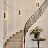 CityFurn 19" Modern LED Alabaster Wall Sconce Bathroom Vanity Lights - 3 of 4