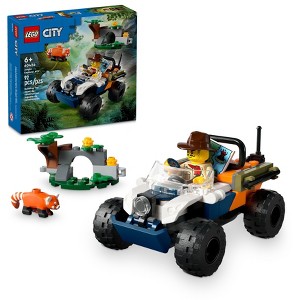 LEGO City Jungle Explorer ATV Red Panda Mission Car Toy 60424 - 1 of 4