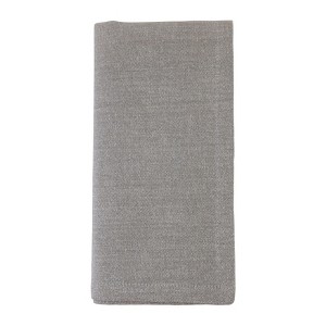 Saro Lifestyle Shimmer Napkin, 18" Square, Silver (Set of 4) - 1 of 4