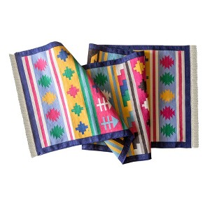 Isra Flat Weave Runner Rug - 1 of 4