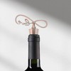 Unique Bargains Love Letter Wine Stopper Aluminum Alloy TPR Bronze Black 3.66"x2.56"x0.83" 1 Pc - 2 of 3