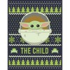 Women's Star Wars The Mandalorian The Child Ugly Christmas Frog T-Shirt - 2 of 4