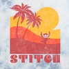 Juniors Womens Lilo & Stitch Colorblock Sunset Stitch Crop T-Shirt - 2 of 3