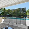 Wooakway 72 Inch Black 3 Panel Woven Room Divider Patio Decorative Screen Freestanding Privacy Trellis - 2 of 4