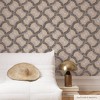 Tempaper & Co. 56 sq ft Faux Grasscloth Fans Peel and Stick Wallpaper Bronze - 2 of 4