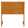 AFI Furnishings Portland Twin Sleigh Solid Wood Panel Headboard in Light Toffee - 3 of 4