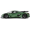 Koenigsegg Jesko Green Metallic with Black Stripes 1/18 Model Car by GT Spirit - 4 of 4